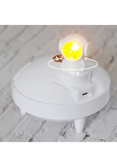 Agoodshop Romantik Gün Batımı Lambası Ve Kablosuz Hava Nemlendirici Beyaz