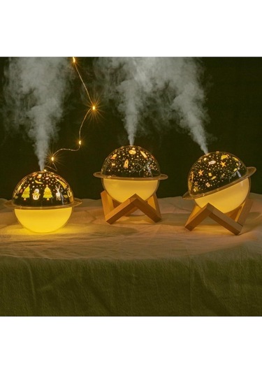 Hava Nemlendirici Aroma Difüzör Projektör Humıdıfıer 250ml