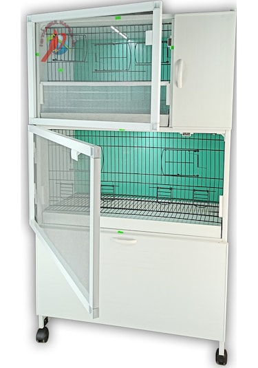 İstanbul Kafes Model 2Dys Pvc Kuş Dolabı