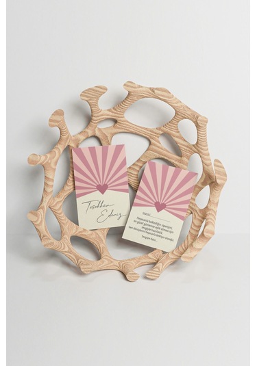 Çift Yön Desenli Teşekkür Kartı Thank You Cart Pytktskk22