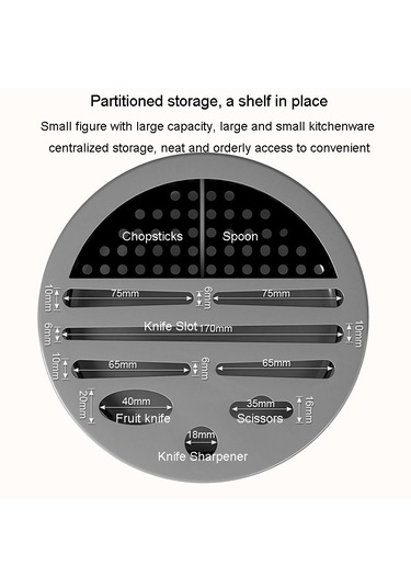Sones Ana Sayfa Kalınlaştırma Bıçak Düzenleyici Çubuk Silindir Mutfak Drenaj Tezgah Raf