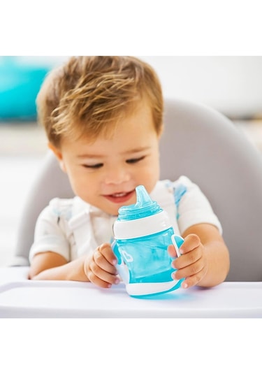 Munchkin Duyarlı Geçiş Bardağı 4+ Ay 118 ML Mavi