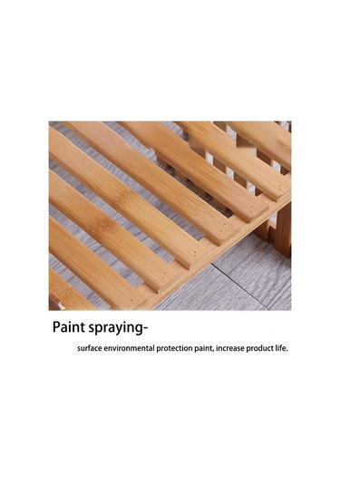 Ofis Masaüstü Depolama Rafı Bambu Çiçek Ekran Stand Bitki Rafları Dekoratif Depolama Rafı Çalışma Oturma Odası Ahşap