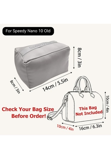 Fochsia Speedy 30 İçin Şık El Çantası Yastık Düzenleyici Hafif Kumaş Dolgu Yapı Bozulmasını Önler Ahşap