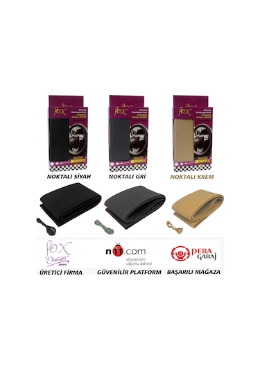 Fox Marka Sarmalı Direksiyon Kılıfı 14 Farklı Model