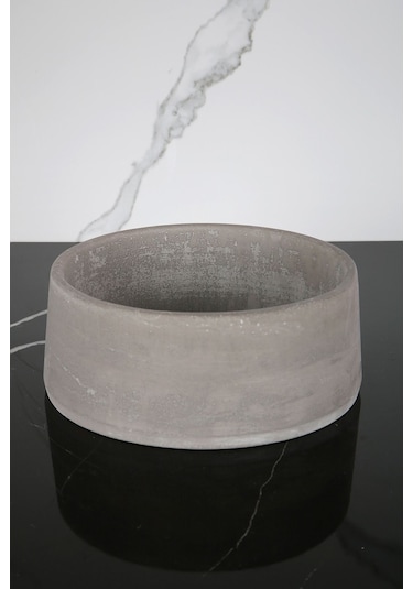 Betonmall Beton Havluluk Banyo Tuvalet Wc Çok Amaçlı Düzenleyici Tabak 20 Cm - Beton Gri Beton Gri