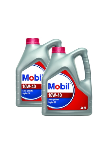 Mobil 10W-40 Yarı Sentetik Motor Yağı 2 x 4 L