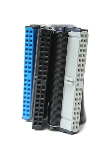 Foxconn Ide 39 Pin Dişi Dişi Üç Konnektör Veri Data Kablosu - 5 Adet