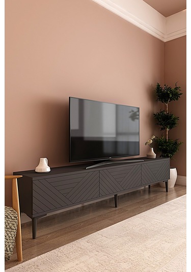 Tsa1804a - Ferro180 Tv Stand, Tv Sehpası Antrasit 180cm Antrasit