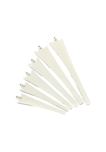 Geeroyoo 550mm Frp Malzemeli Rüzgar Türbini Kanatları - Beyaz Renk, Yüksek Performanslı Şarj Sistemi