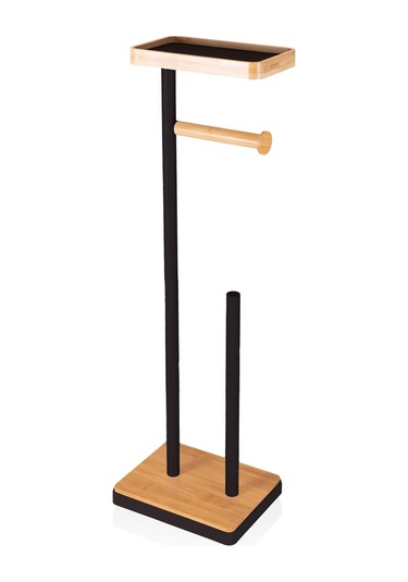 The Mia Tepsili Tuvalet Kağıdı Standı Siyah Glv0756 Siyah