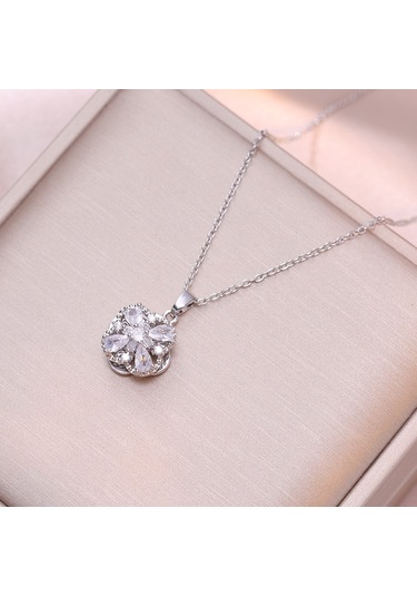 Bayan Kolye: Moda Estetiği Titanyum Çelik Kolye No.126 Çok REnkli