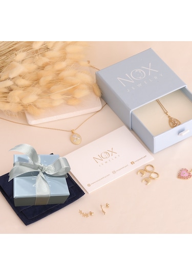 14 Ayar Altın Kaplama Minik Uğur Böceği Çivili Gümüş Küpe - Ee00100 Altın