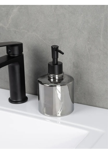 Lemer Masaüstü Banyo Sabunluk Dispenserı 275424638 Siyah