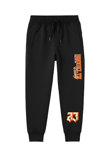 Fyk Kids Baskı Detaylı Cepli Paça Lastikli Erkek Çocuk Eşofman Altı 5'li - Çok Renkli