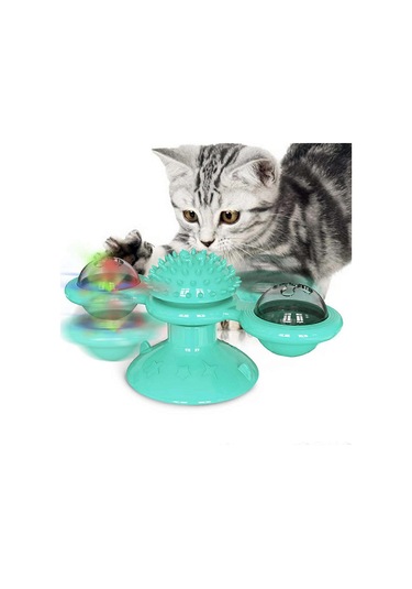 Pet Life 'windmill' Dönen Vakumlu Dönen Kedi Oyuncağı S848