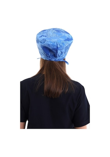 Saks Kamuflaj Desenli Cerrahi Bone - Doktor Bone-Standart-3909 Saks Kamuflaj