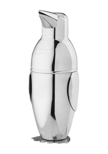 Kokteyl Çalkalayıcı, Penguin Steel Bar Barmen İçecek Karıştırıcı Çalkalayıcı Tencere Gümüş