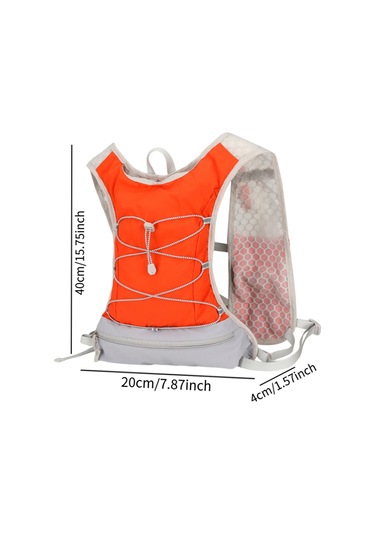 Suntek Kadın Koşu Yeleği Koşucu Sırt Çantası Hidrasyon Turuncu