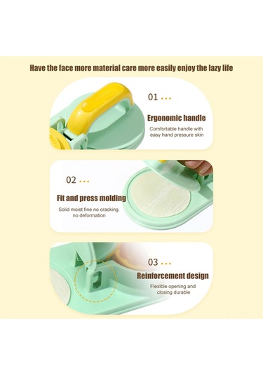 Ximistore9 3'ü 1 Arada Mutfak Aleti: Çıtır Manti, Mantı Ve Poğaça Kalıbı - Hızlı Hamur Press - Güvenli Pp Malzeme - Mavi Çok Renkli