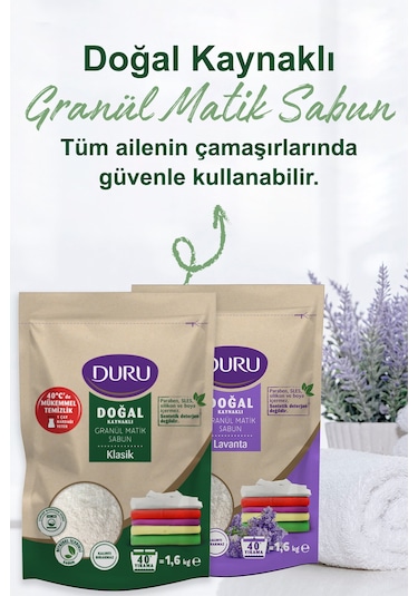 Granül Matik Sabun Klasik 2x1,6kg