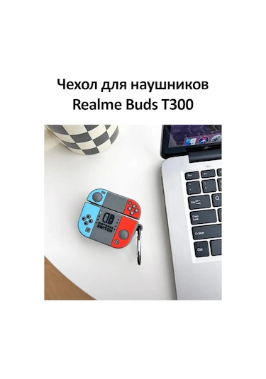 Dzen-store Realme Buds T300 Kulaklık Kılıfı 301154015 Gri