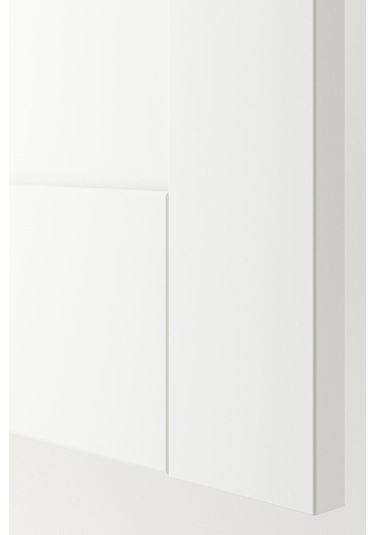 Ikea Beyaz Kullanışlı Mutfak Dolabı 60x31x153 Cm Dekoratif Beyaz