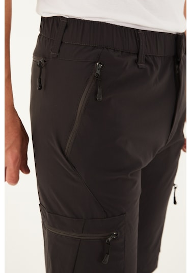 Camp Scoutland Camp715 Outdoor Tactical Su İticili Yazlık Erkek Taktik Şort Antrasit