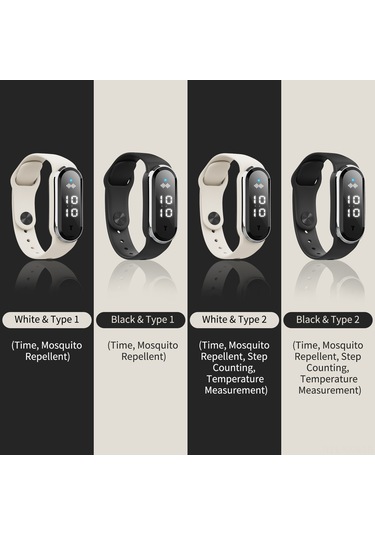 Kosona M21 Ultrasonik Uyku/sokağa/iç Mekan Modlu Sıcaklık Ölçer, Adım Sayaçlı Ve Saatli Elektrikli Sivilce Kovucu Kordon Beyaz