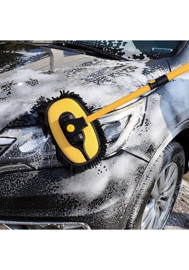 Cbtx Global Ls-426 Araba Yıkama Fırçası Paspas Seti Uzun Kutuplu Duster Yıkama Temizleme Aksesuarları