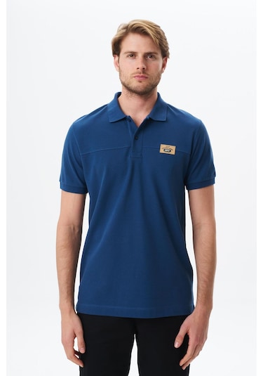 Arma Erkek Regular Fit Basic % 100 Pamuk Pike Polo Yaka Tişört Y29374355402 İndigo