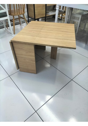 Güney Ahşap Mobilya Açılır Sehpa Ebru Meşe