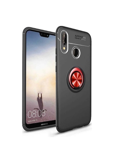 Huawei P Smart 2019 Kilif Yüzüklü Magnetli Ravel Case 389753603