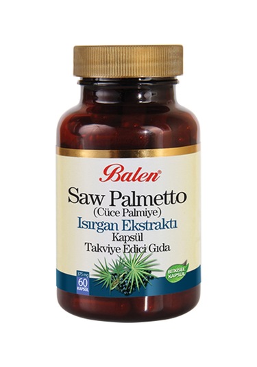 Balen Saw Palmetto Cüce Palmiye Isırgan Ekstraktı 60 Kapsül x 375