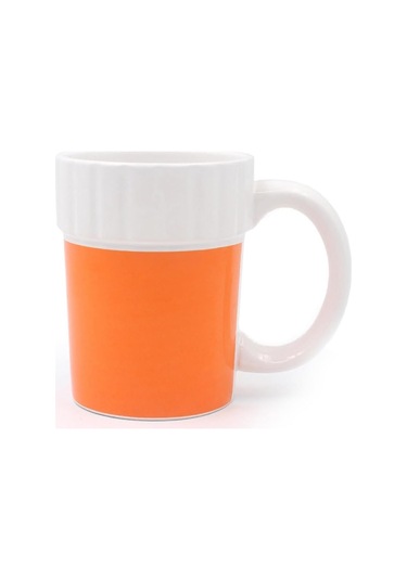 Shineyee Seramik İlaç Flakası Desenli Kahve Fincanı - Özel Formda Özgün Kahve Bardakası