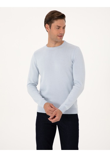 Pierre Cardin Erkek Açık Mavi Kazak /triko 50315509-vr003 Açık Mavi