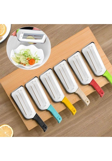Çift Katmanlı Sebze Rendesi Rahat Sap Dilimleme Aletleri Pratik Rende Dilimleyici Yeşil