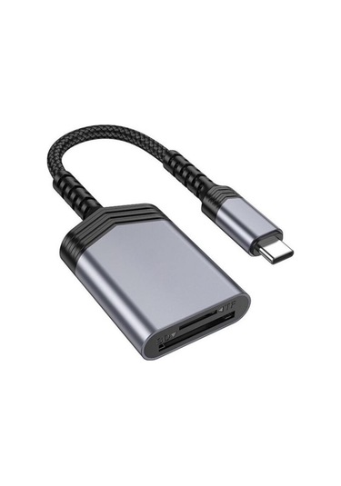 Coofbe Type-c To Sd-microsd Hafıza Kart Okuyucu Dönüştürücü Adaptör 480mbps Veri Aktarım Kart Okuyucu