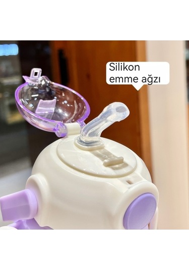 Novahub Yeşim Yeni Yalıtımlı Taşınabilir Su Sevimli Pipet Paslanmaz Mavi Mavi Köpek Karikatür Kapasiteli El Dekoratif Defne Çocuk Çelik Büyük Bebek Bardağı Anahtarlık Açık 4 316 Qw Mavi