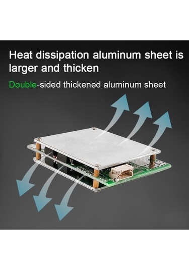 Fortunelane 12v 100a Lityum Pil Koruma Kartı, Fosfat Pil Dengeleyici Entegre, Aşırı Şarj/boşaltma/kısa Devre Korumalı