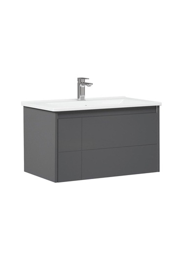 Orka Likya 60 Alt Modül + Lavabo Mat Antrasit Diğer