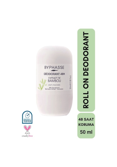 Byphasse Bamboo Extract 48H Kadın Roll-On Deodorant 50 ML