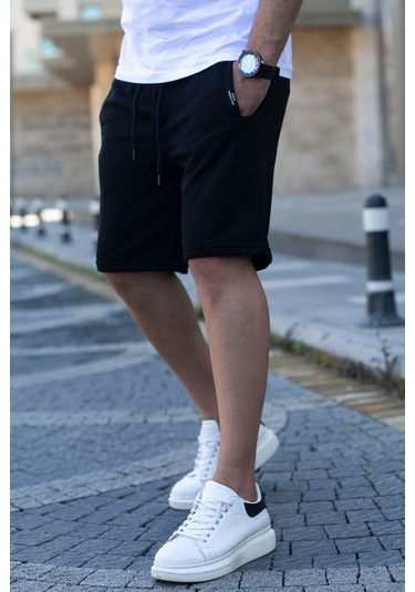Madmext Madmext Siyah Erkek Regular Fit Şort 4842-siyah Siyah