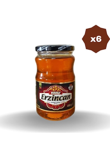 Erzincan Süzme Çiçek Balı 460 Gr - 6 Adet