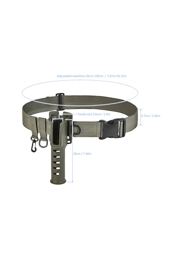 Neevoyu Hafif Ve Ayarlanabilir Balık Olta Kemeri - Pratik Ve Konforlu