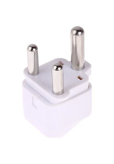 Taşınabilir Evrensel Soket - Büyük Güney Afrika Fiş Güç Adaptörü Seyahat Şarj Cihazı Beyaz