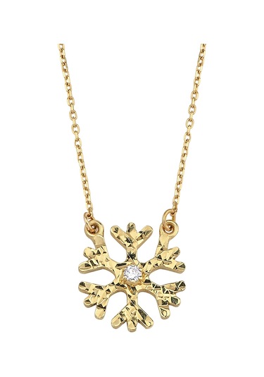 Pırlanta Taşlı Sarı Altın Kartanesi Kolye AS88PKL AltınSepeti