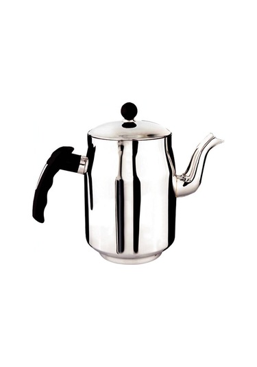 Çelik Kahveci Çaydanlık 3 Numara Kahveci Demliği Gri