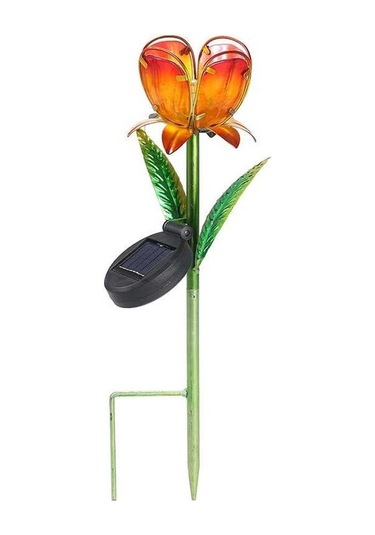 Ebitda Mor/sarı Güneş Enerjili Bahçe Lambası - Ip55 Koruma