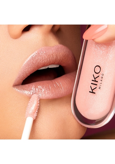 Kiko Dudak Parlatıcısı 3D Hydra Lipgloss 03 Pearly Apricot